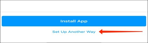 Instagram Security 2FA set steup
